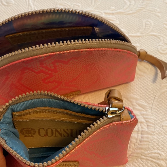 Consuela, small cosmetic bag, and coin and key purse - Picture 3 of 4